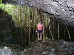 Lava tube cave
